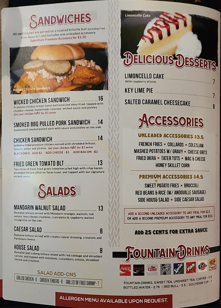The Wicked Wheel Menu - Image 3