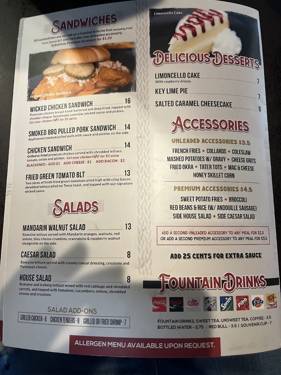 The Wicked Wheel Menu - Image 5